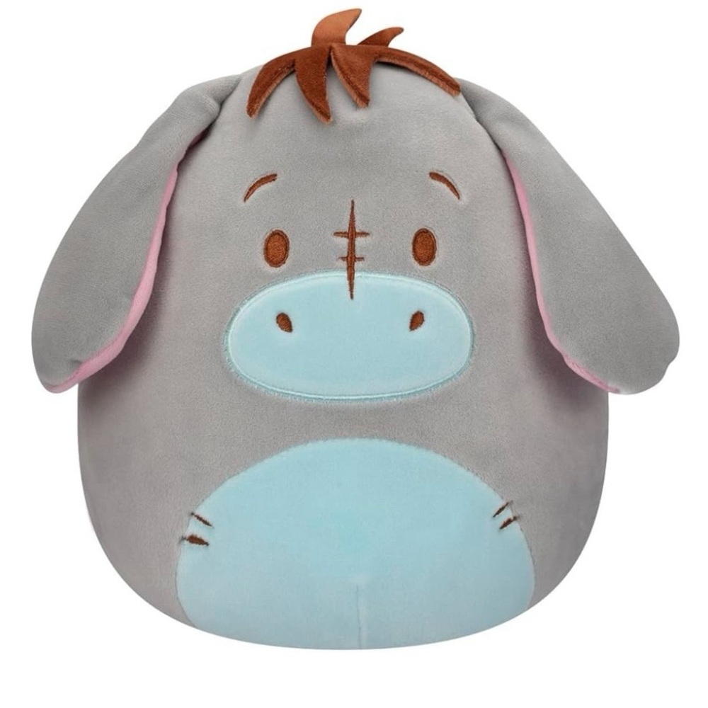 Disney Eeyore Squishmallows Plush- Gray, Light Blue, Pink, Brown 14”